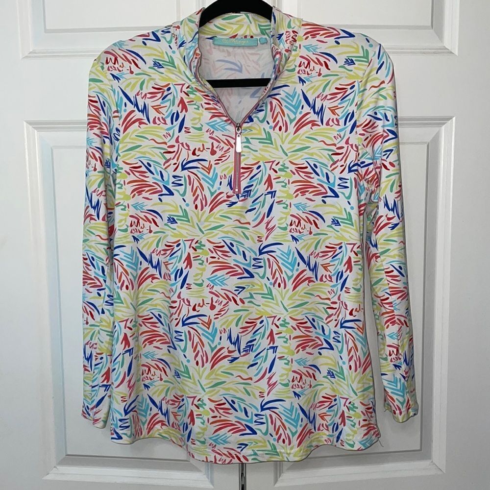 Anthony’s multi colored pullover 